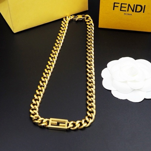Fendi Necklaces #1203891 $29.00 USD, Wholesale Replica Fendi Necklaces