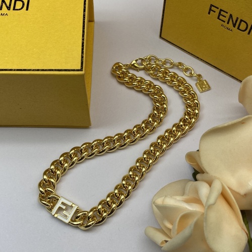Fendi Necklaces #1203921 $32.00 USD, Wholesale Replica Fendi Necklaces