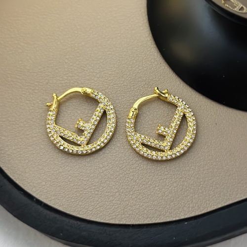 Fendi Earrings For Women #1203932 $25.00 USD, Wholesale Replica Fendi Earrings