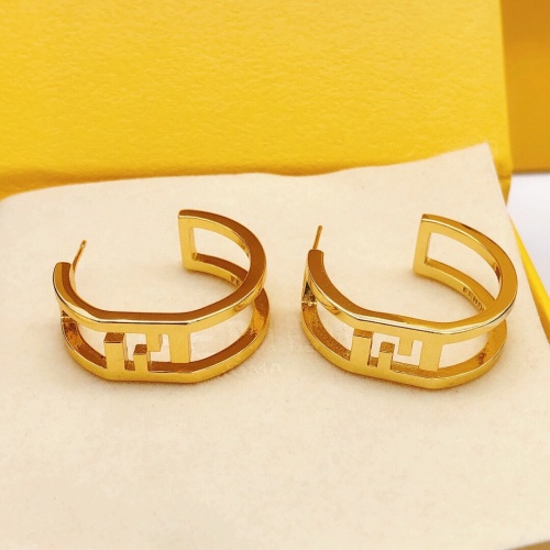 Fendi Earrings For Women #1204104 $27.00 USD, Wholesale Replica Fendi Earrings