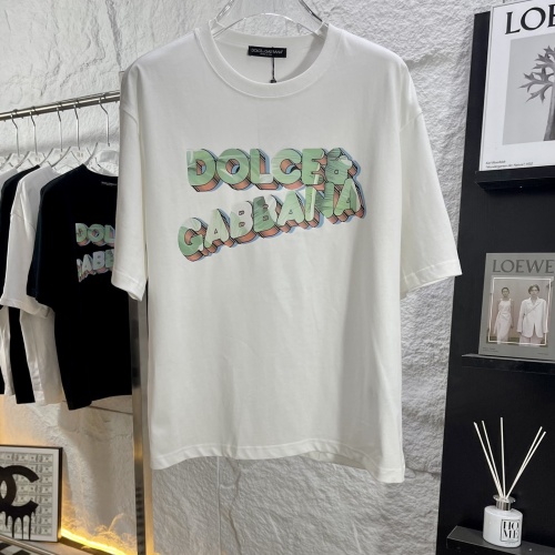 Dolce &amp; Gabbana D&amp;G T-Shirts Short Sleeved For Unisex #1204197 $39.00 USD, Wholesale Replica Dolce &amp; Gabbana D&amp;G T-Shirts