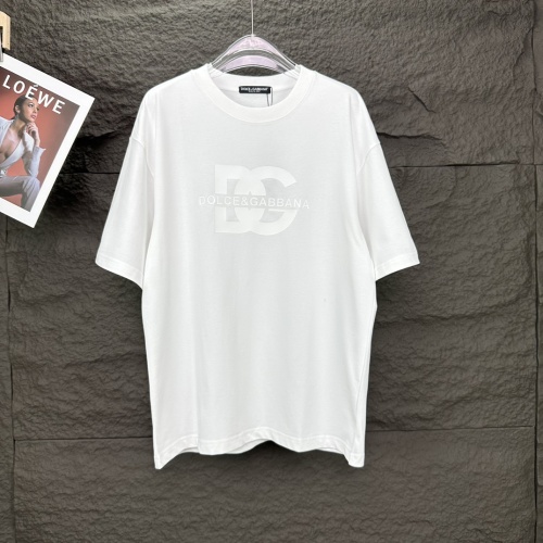Dolce &amp; Gabbana D&amp;G T-Shirts Short Sleeved For Unisex #1204218 $40.00 USD, Wholesale Replica Dolce &amp; Gabbana D&amp;G T-Shirts