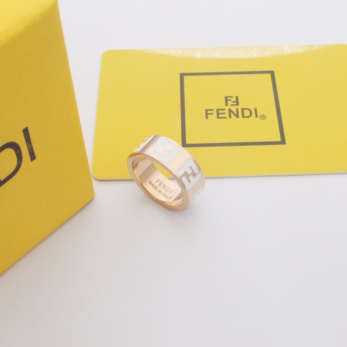 Fendi Rings In Rose Gold #1204298 $25.00 USD, Wholesale Replica Fendi Rings