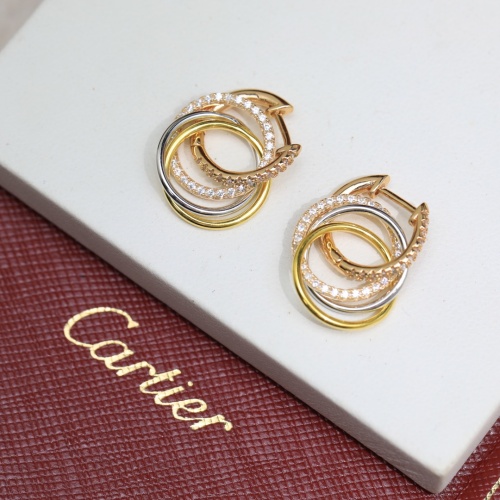 Cartier Earrings For Women #1204430 $45.00 USD, Wholesale Replica Cartier Earrings