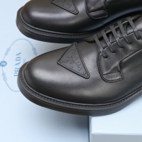 $125.00 USD Prada Leather Shoes For Men #1196711