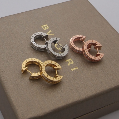 Replica Bvlgari Earrings For Women #1204706 $25.00 USD for Wholesale