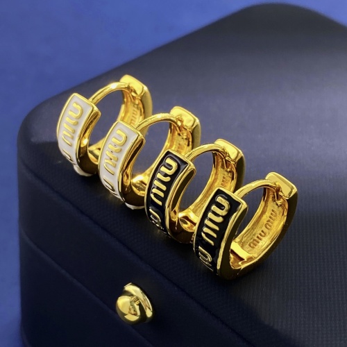 Replica MIU MIU Earrings For Women #1204842 $29.00 USD for Wholesale