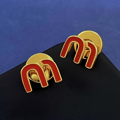 MIU MIU Earrings For Women #1204846 $29.00 USD, Wholesale Replica MIU MIU Earrings
