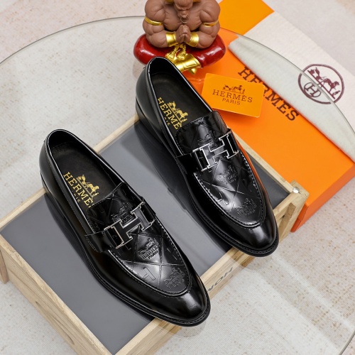 Hermes Leather Shoes For Men #1204866 $92.00 USD, Wholesale Replica Hermes Leather Shoes