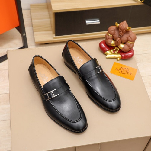 Hermes Leather Shoes For Men #1204869 $92.00 USD, Wholesale Replica Hermes Leather Shoes