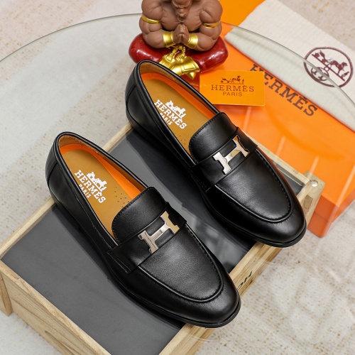 Hermes Leather Shoes For Men #1204874 $92.00 USD, Wholesale Replica Hermes Leather Shoes