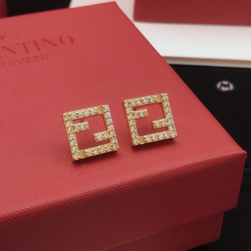 Fendi Earrings For Women #1205254 $27.00 USD, Wholesale Replica Fendi Earrings
