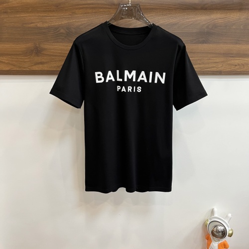 Balmain T-Shirts Short Sleeved For Men #1205577 $76.00 USD, Wholesale Replica Balmain T-Shirts