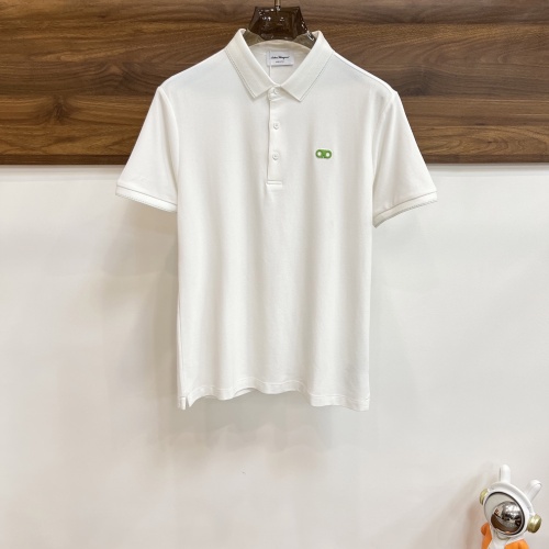 Salvatore Ferragamo T-Shirts Short Sleeved For Men #1205578