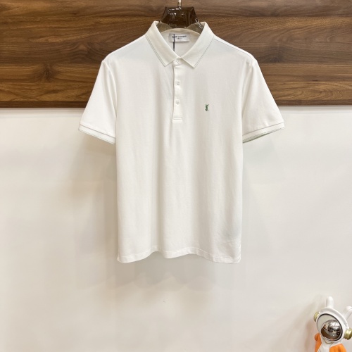 Yves Saint Laurent YSL T-shirts Short Sleeved For Men #1205584 $85.00 USD, Wholesale Replica Yves Saint Laurent YSL T-shirts