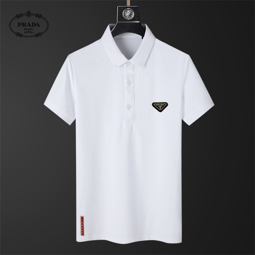 Prada T-Shirts Short Sleeved For Men #1206129 $38.00 USD, Wholesale Replica Prada T-Shirts