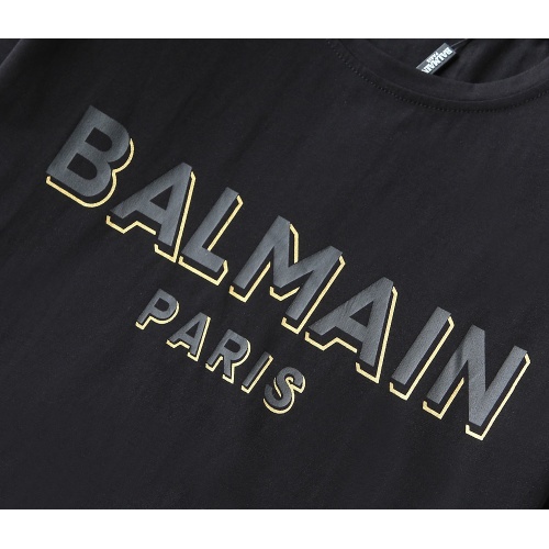 Replica Balmain T-Shirts Short Sleeved For Men #1207192 $29.00 USD for Wholesale