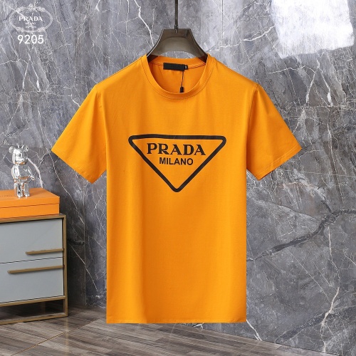 Prada T-Shirts Short Sleeved For Men #1207286 $29.00 USD, Wholesale Replica Prada T-Shirts
