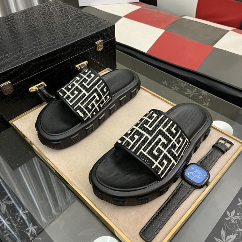 Balmain Slippers For Men #1207471 $52.00 USD, Wholesale Replica Balmain Slippers