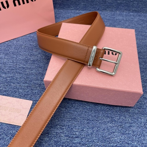 Replica MIU MIU AAA Quality Belts For Women #1207543 $60.00 USD for Wholesale