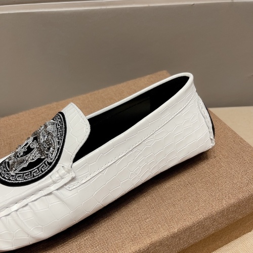 Replica Versace Leather Shoes For Men #1207559 $68.00 USD for Wholesale