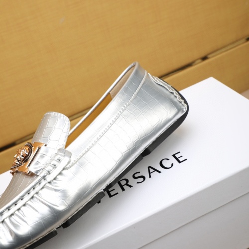 Replica Versace Leather Shoes For Men #1207565 $68.00 USD for Wholesale