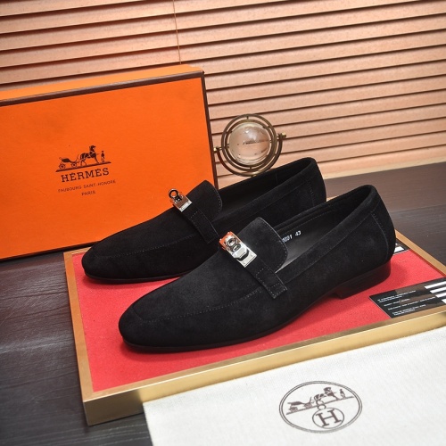 Hermes Leather Shoes For Men #1207627 $102.00 USD, Wholesale Replica Hermes Leather Shoes