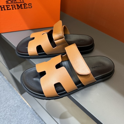 Hermes Slippers For Men #1208455 $52.00 USD, Wholesale Replica Hermes Slippers