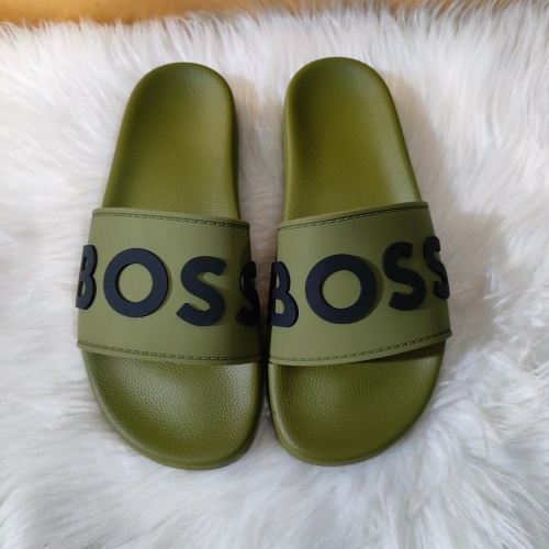 Boss Slippers For Men #1208684 $48.00 USD, Wholesale Replica Boss Slippers