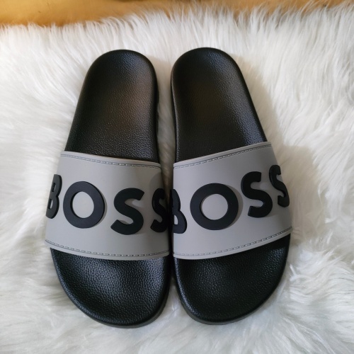 Boss Slippers For Men #1208688 $48.00 USD, Wholesale Replica Boss Slippers