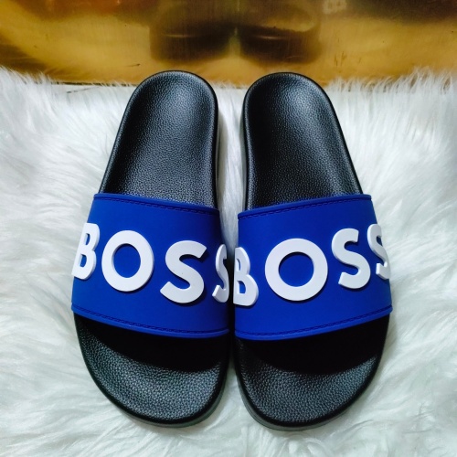 Boss Slippers For Men #1208694 $48.00 USD, Wholesale Replica Boss Slippers