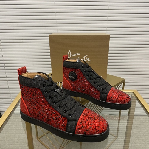 Christian Louboutin High Top Shoes For Men #1208769 $96.00 USD, Wholesale Replica Christian Louboutin High Top Shoes