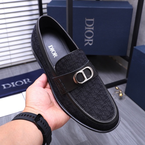 Replica Christian Dior Leather Shoes For Men #1209335 $96.00 USD for Wholesale