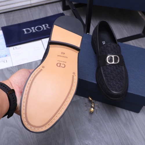 Replica Christian Dior Leather Shoes For Men #1209335 $96.00 USD for Wholesale