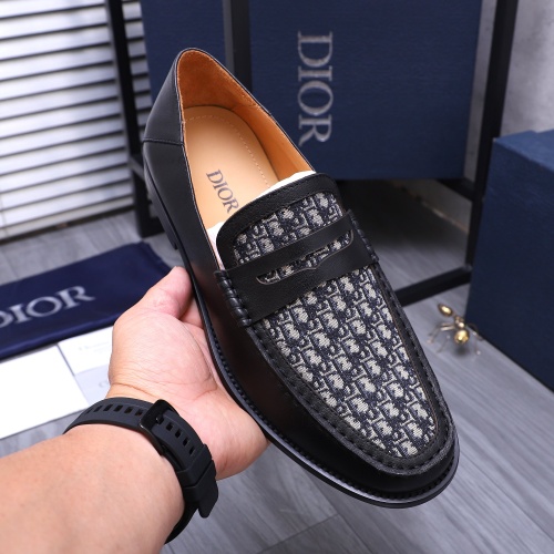 Replica Christian Dior Leather Shoes For Men #1209336 $98.00 USD for Wholesale