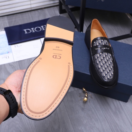 Replica Christian Dior Leather Shoes For Men #1209336 $98.00 USD for Wholesale