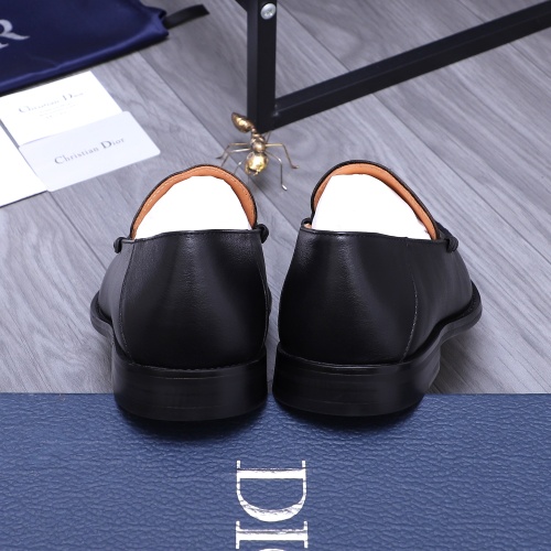 Replica Christian Dior Leather Shoes For Men #1209336 $98.00 USD for Wholesale