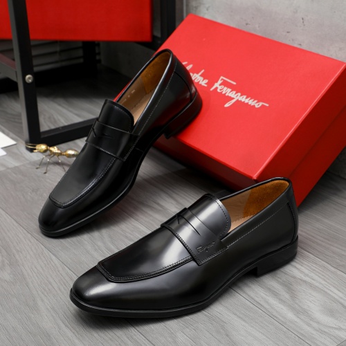 Salvatore Ferragamo Leather Shoes For Men #1209344 $102.00 USD, Wholesale Replica Salvatore Ferragamo Leather Shoes