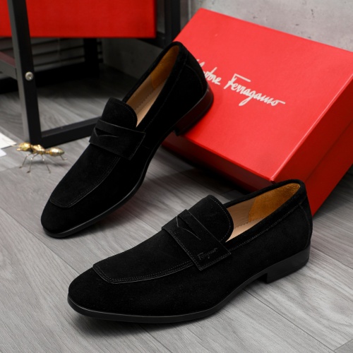 Salvatore Ferragamo Leather Shoes For Men #1209345 $102.00 USD, Wholesale Replica Salvatore Ferragamo Leather Shoes