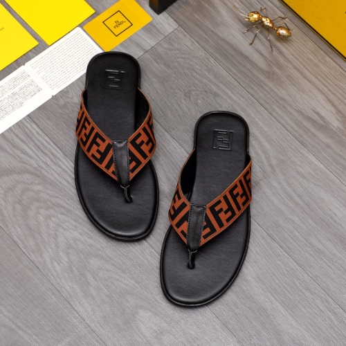 Fendi Slippers For Men #1209410 $42.00 USD, Wholesale Replica Fendi Slippers