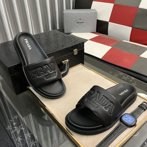 Prada Slippers For Men #1209440 $56.00 USD, Wholesale Replica Prada Slippers