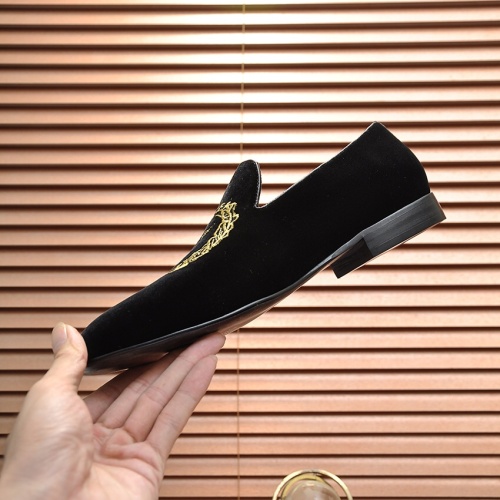 Replica Versace Leather Shoes For Men #1209623 $85.00 USD for Wholesale