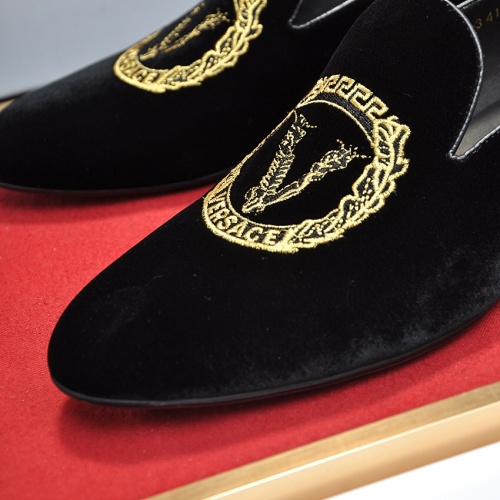 Replica Versace Leather Shoes For Men #1209623 $85.00 USD for Wholesale