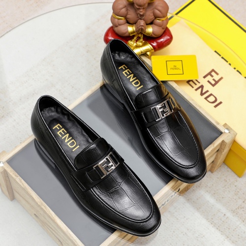 Fendi Leather Shoes For Men #1209663 $80.00 USD, Wholesale Replica Fendi Leather Shoes
