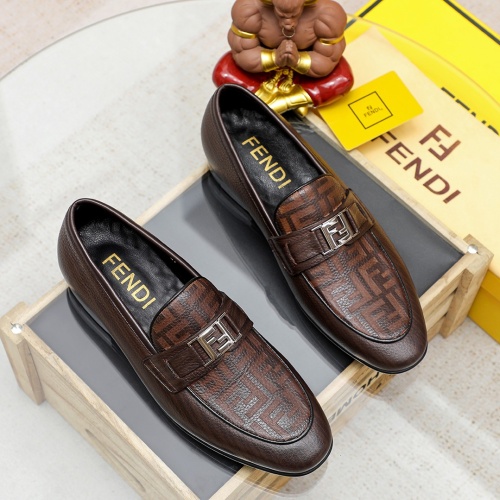 Fendi Leather Shoes For Men #1209665 $80.00 USD, Wholesale Replica Fendi Leather Shoes