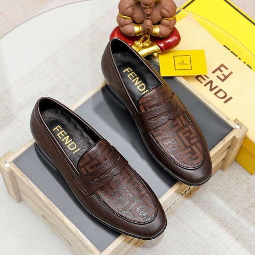 Fendi Leather Shoes For Men #1209671 $80.00 USD, Wholesale Replica Fendi Leather Shoes