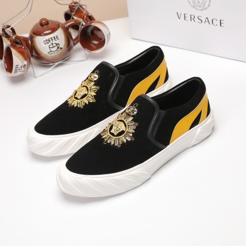 Versace Casual Shoes For Men #1209685 $68.00 USD, Wholesale Replica Versace Casual Shoes