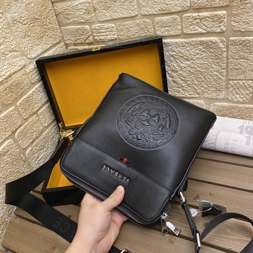 Replica Versace AAA Man Messenger Bags #1209873 $88.00 USD for Wholesale