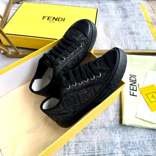 Replica Fendi Casual Shoes For Women #1209917 $85.00 USD for Wholesale