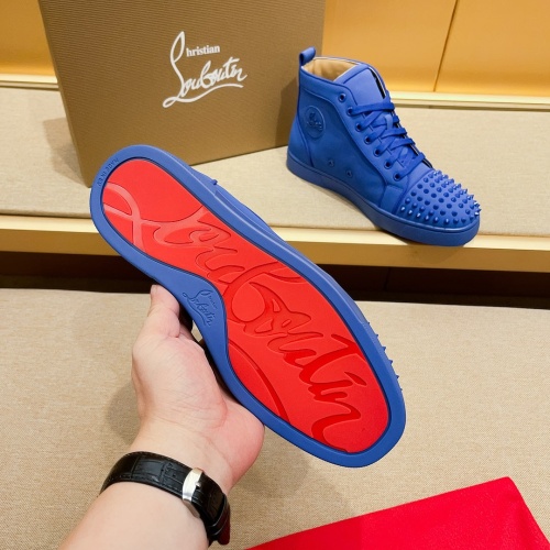 Replica Christian Louboutin High Top Shoes For Men #1209935 $85.00 USD for Wholesale
